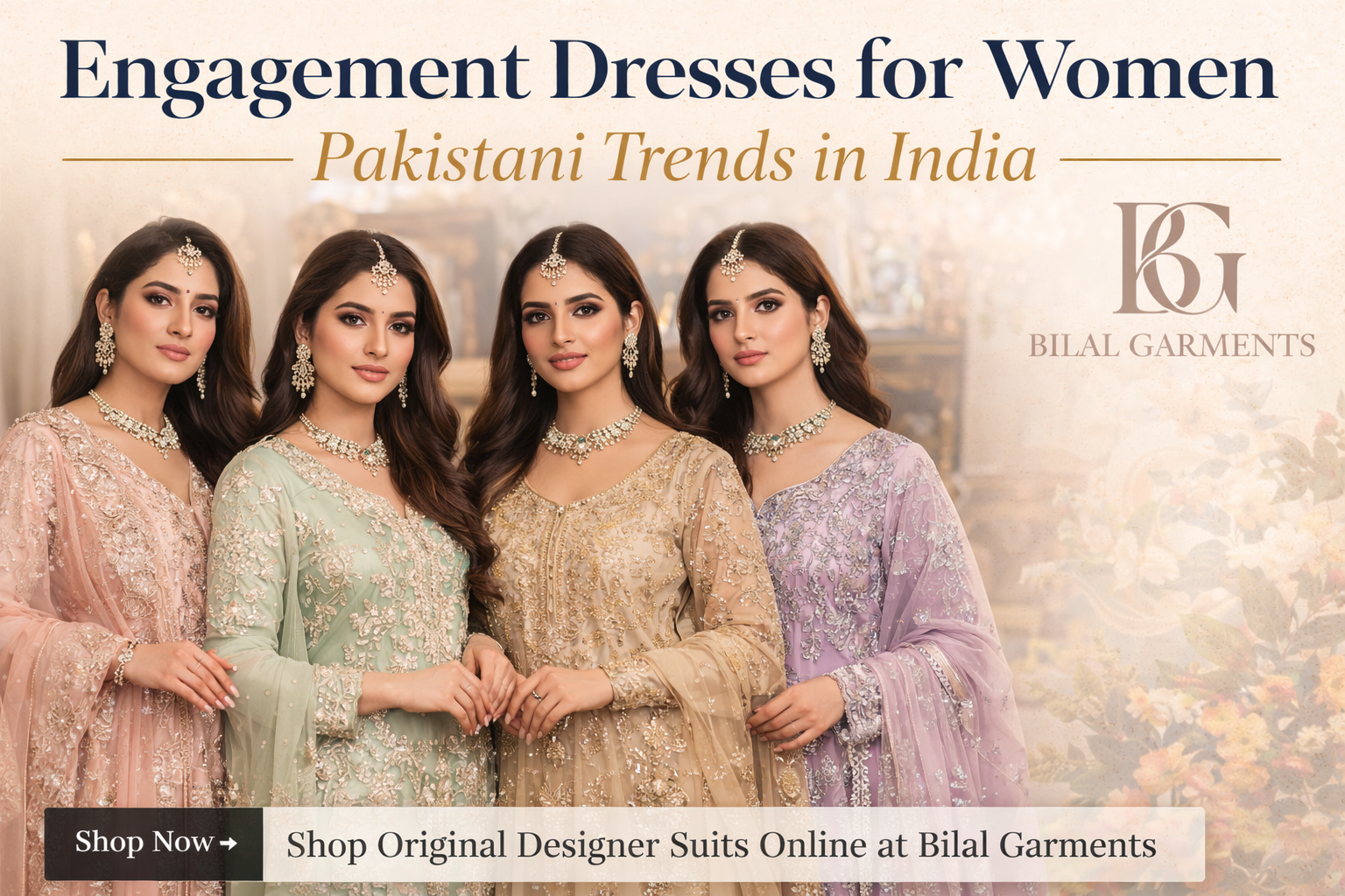 Pakistani engagement dresses for women India