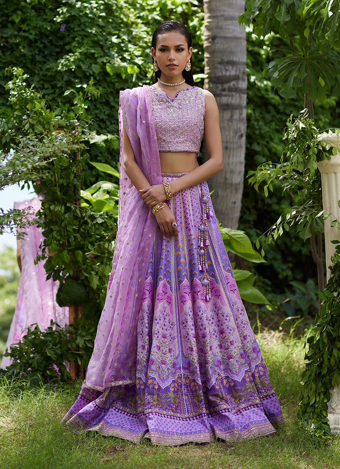 FARAH TALIB AZIZ-Ferazia Embellished Lehenga Choli (3PC)