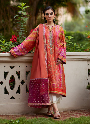 FARAH TALIB AZIZ- 
Fadil Shirt And Dupatta (FULL SET)