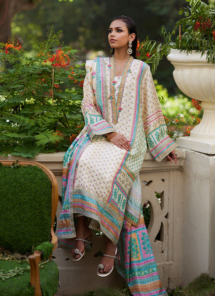 Nural Ivory Kurta And Dupatta (FULL SET)