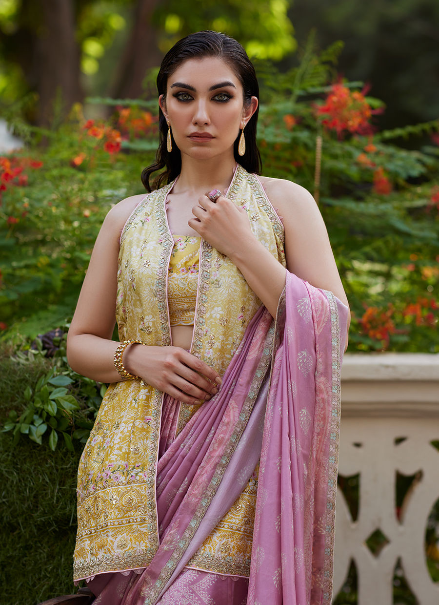 Iqala Saree, Blouse And Jacket  (FULL SET) - second image