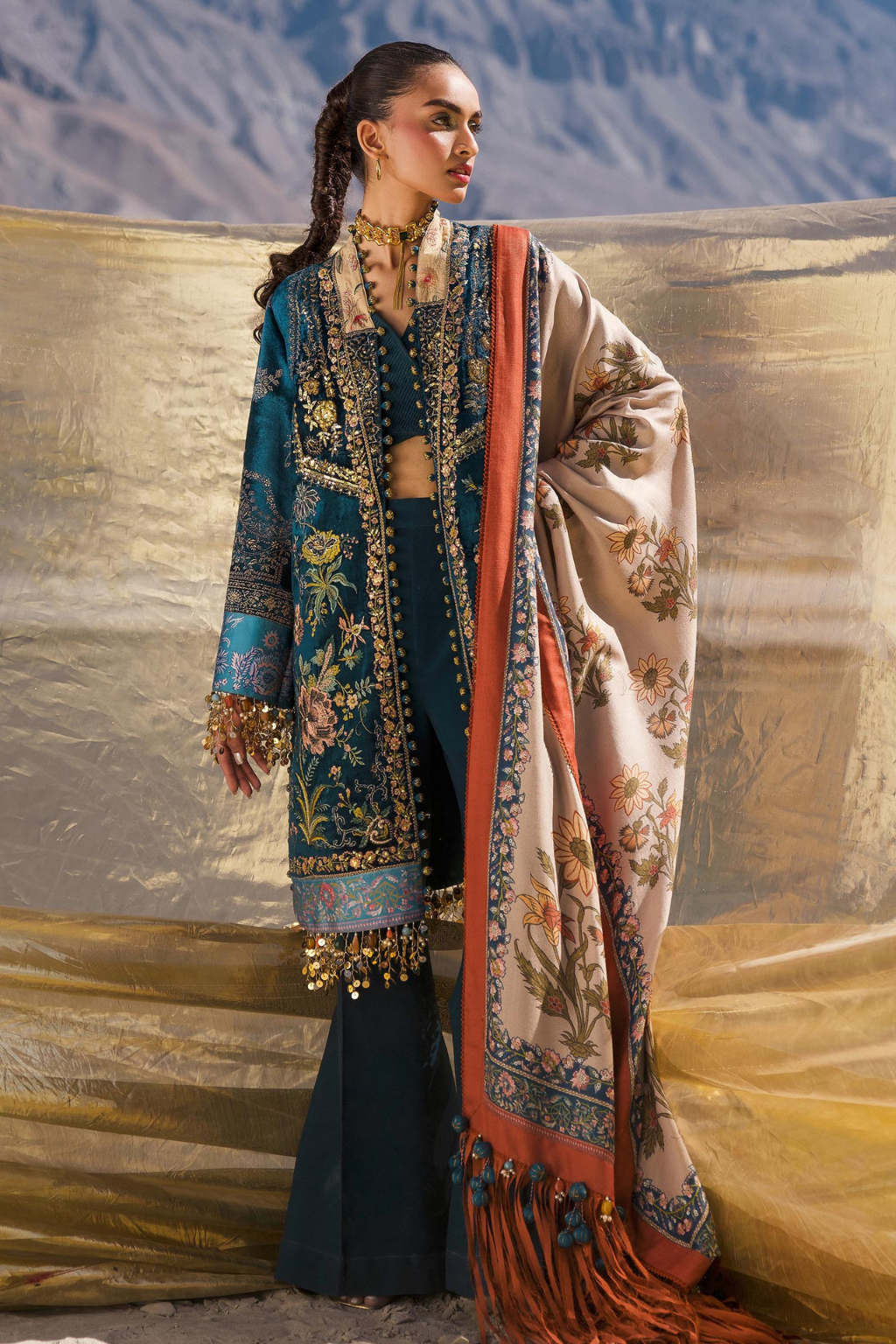 SANA SAFINAZ WINTER LUXURY'24- V241-003-3CP