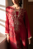 AMMARA KHAN RONAQ'25- Deep Berry Tassle Kaftan (D-03)