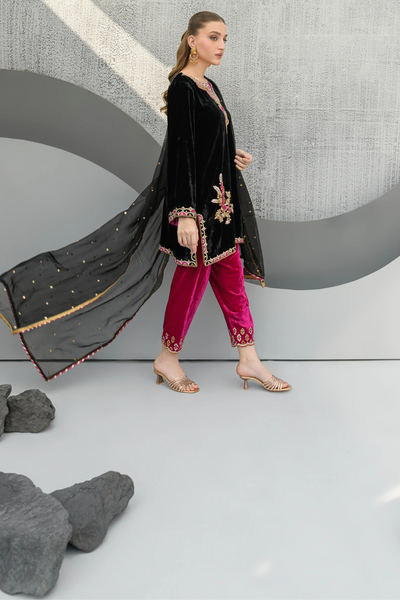 VELVET VELOUR'24- BLACK CHERRY (3PC)