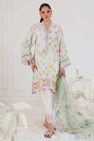 FARAH TALIB AZIZ TARA EID LUXE'24- BELEN SHIRT AND DUPATTA (3pc)