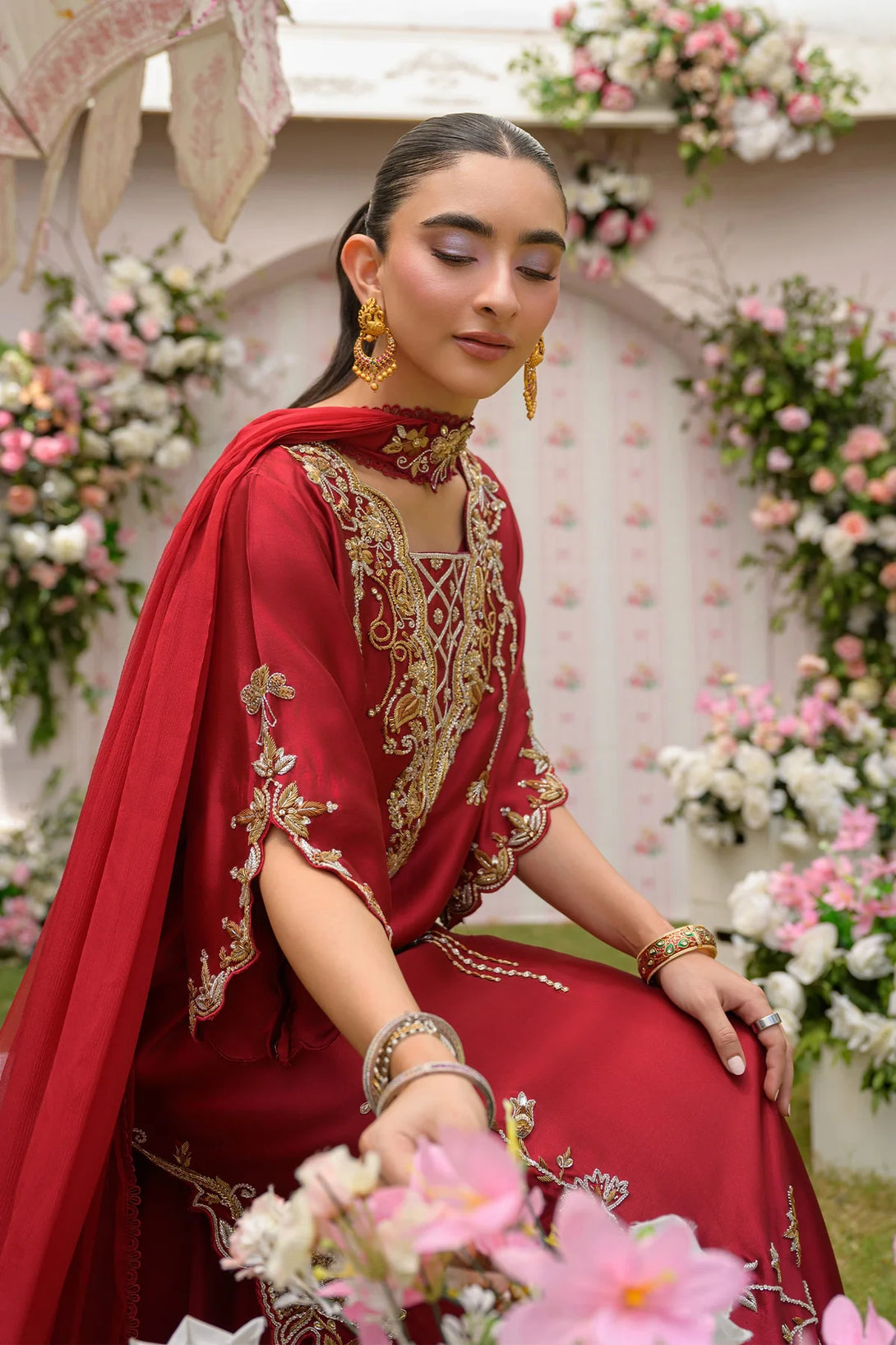 Siara Eid Luxe '26 - Chilli Pepper – bilalgarments