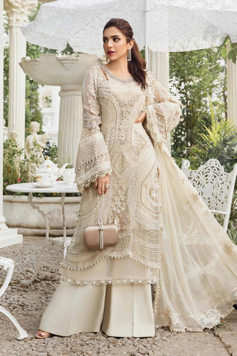 Unstitched Embroidered Chiffon Suit | MPC-24-104