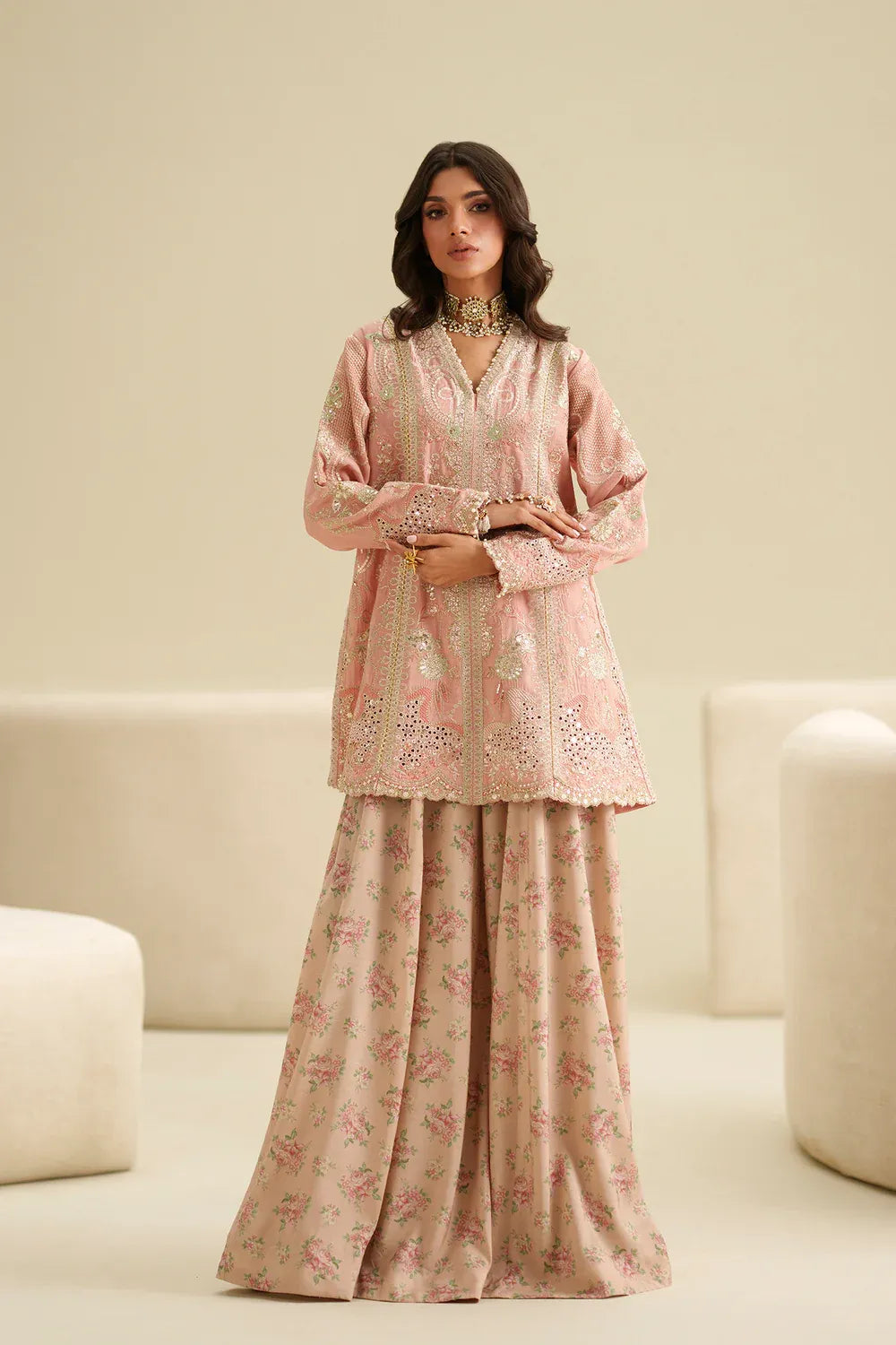 Women Boutique SS'26 Drop III - Embroidered Suit | E1081/104/315