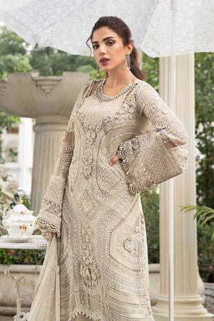 Unstitched Embroidered Chiffon Suit | MPC-24-104