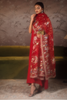 SHAZIA RAUF KHAN FORMAL LATE CHECKOUT- CRIMSON