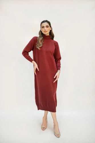 Lia Wine Dress