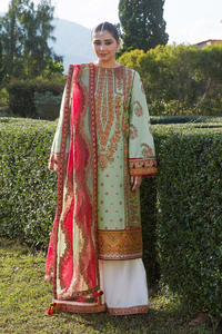 HUSSAIN REHAR ZAIBA EID STITCHED LAWN '24 - GUL BAHAR