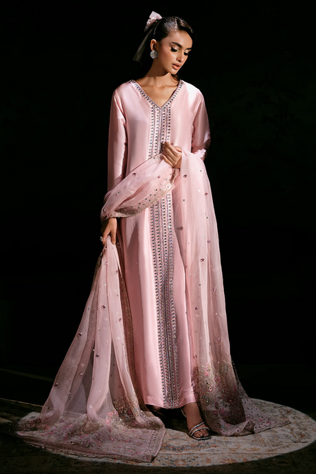 SHAZIA RAUF KHAN FORMAL LATE CHECKOUT- BELLE ROSE