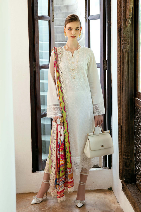 KANWAL MALIK MAYAL UNSTITCHED LAWN'24- CERISE