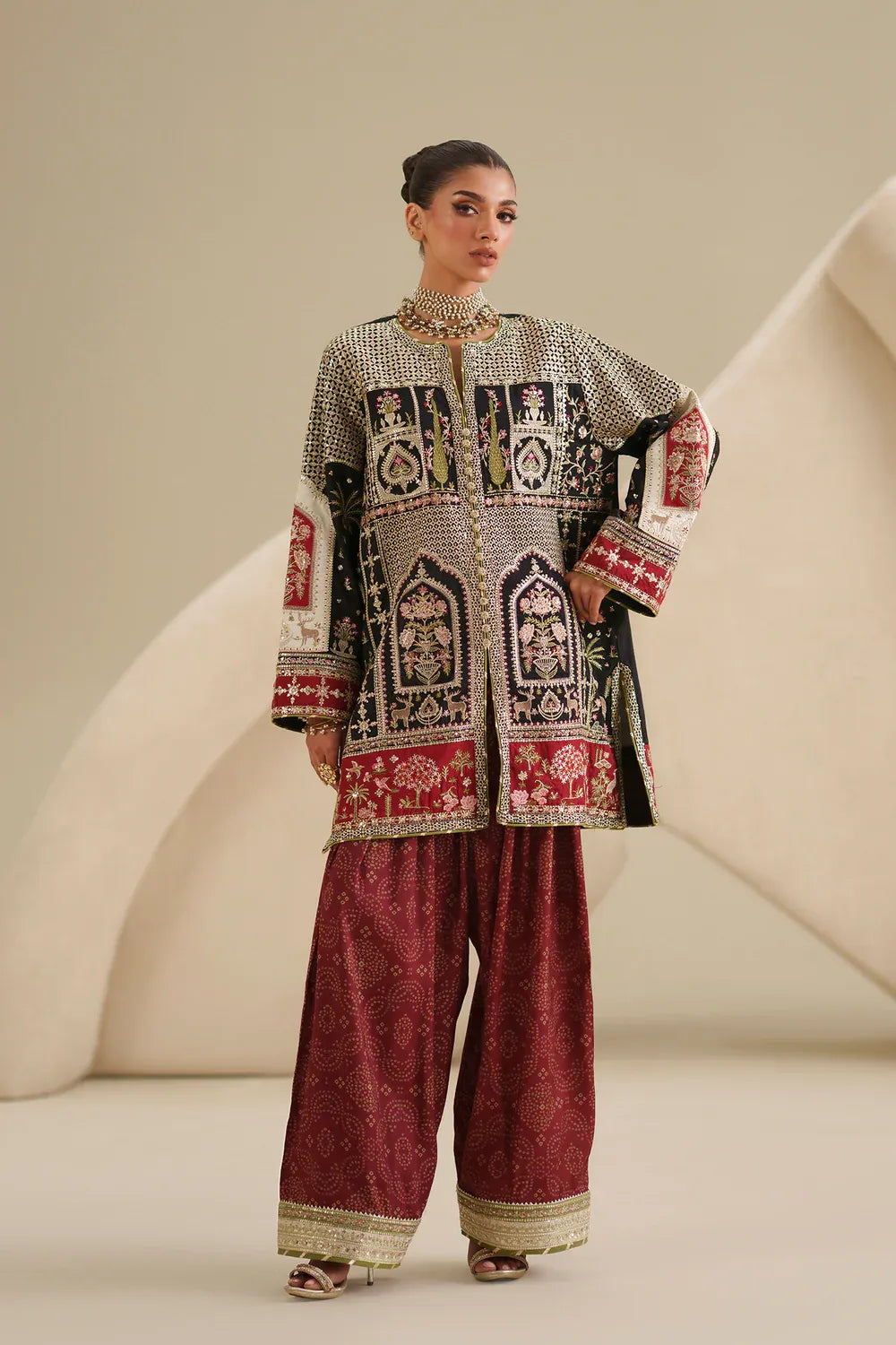 Women Boutique SS'26 Drop III - Embroidered Suit | E1080/104/902