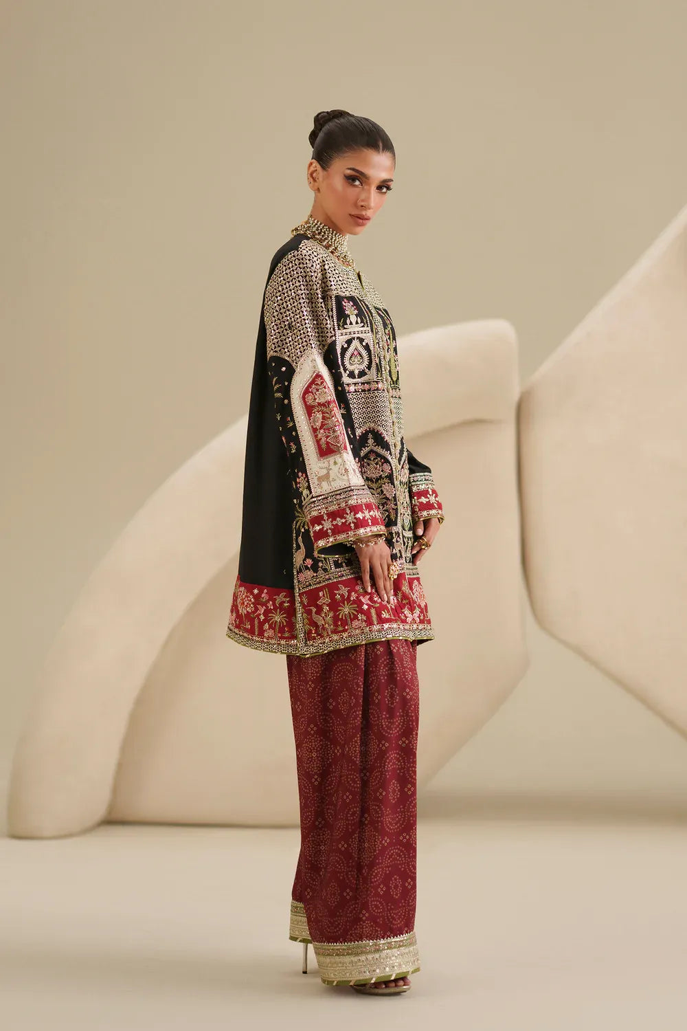 Women Boutique SS'26 Drop III - Embroidered Suit | E1080/104/902 - second image