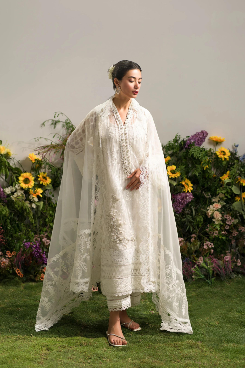 AMMARA KHAN LILY'24- CLASSIC PEARL (D-01) - second image