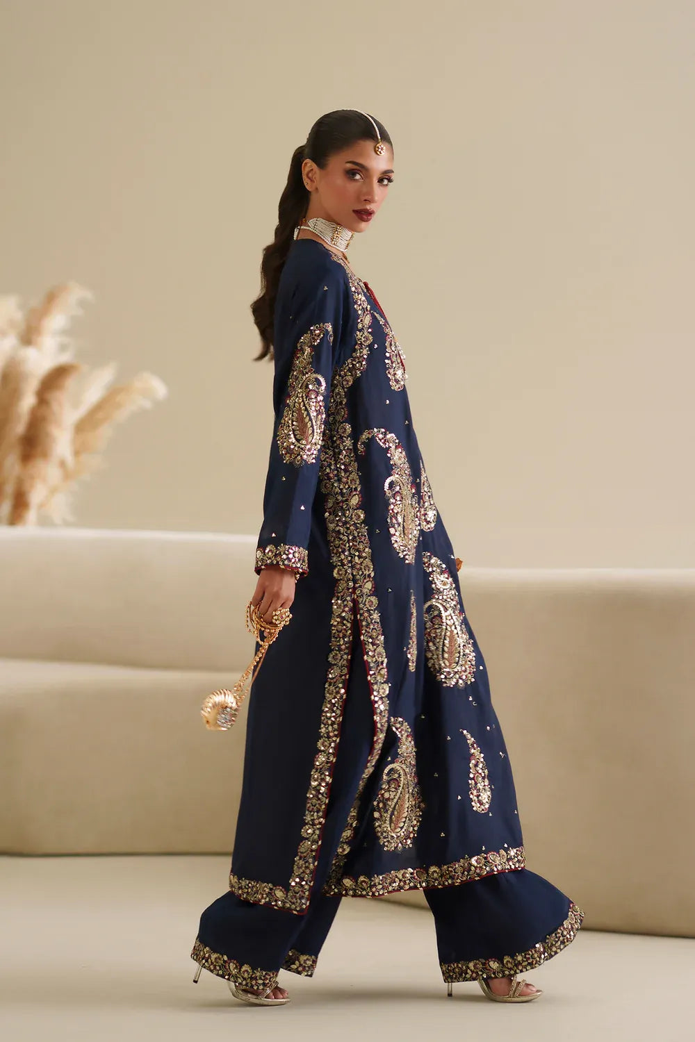 Women Boutique SS'26 Drop III - Embroidered Suit | E1090/104/623 - second image