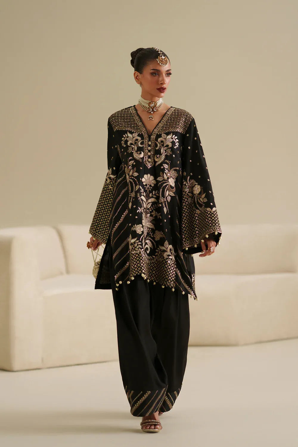 Women Boutique SS'26 Drop III - Embroidered Suit | E1082/104/902