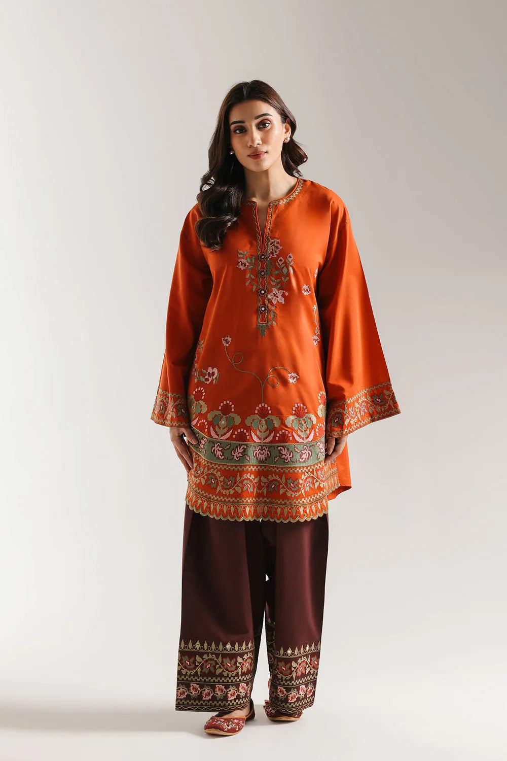 Rozana Collection SS '26 Drop I - Embroidered Suit | E4229/103/209
