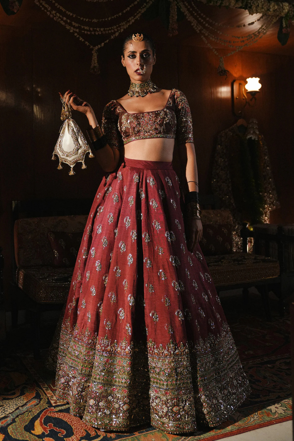 BRIDAL COUTURE- SURKH - second image