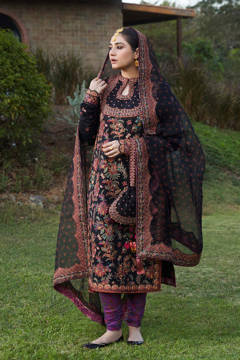 HUSSAIN REHAR ZAIBA EID STITCHED LAWN '24 - SIYAAN