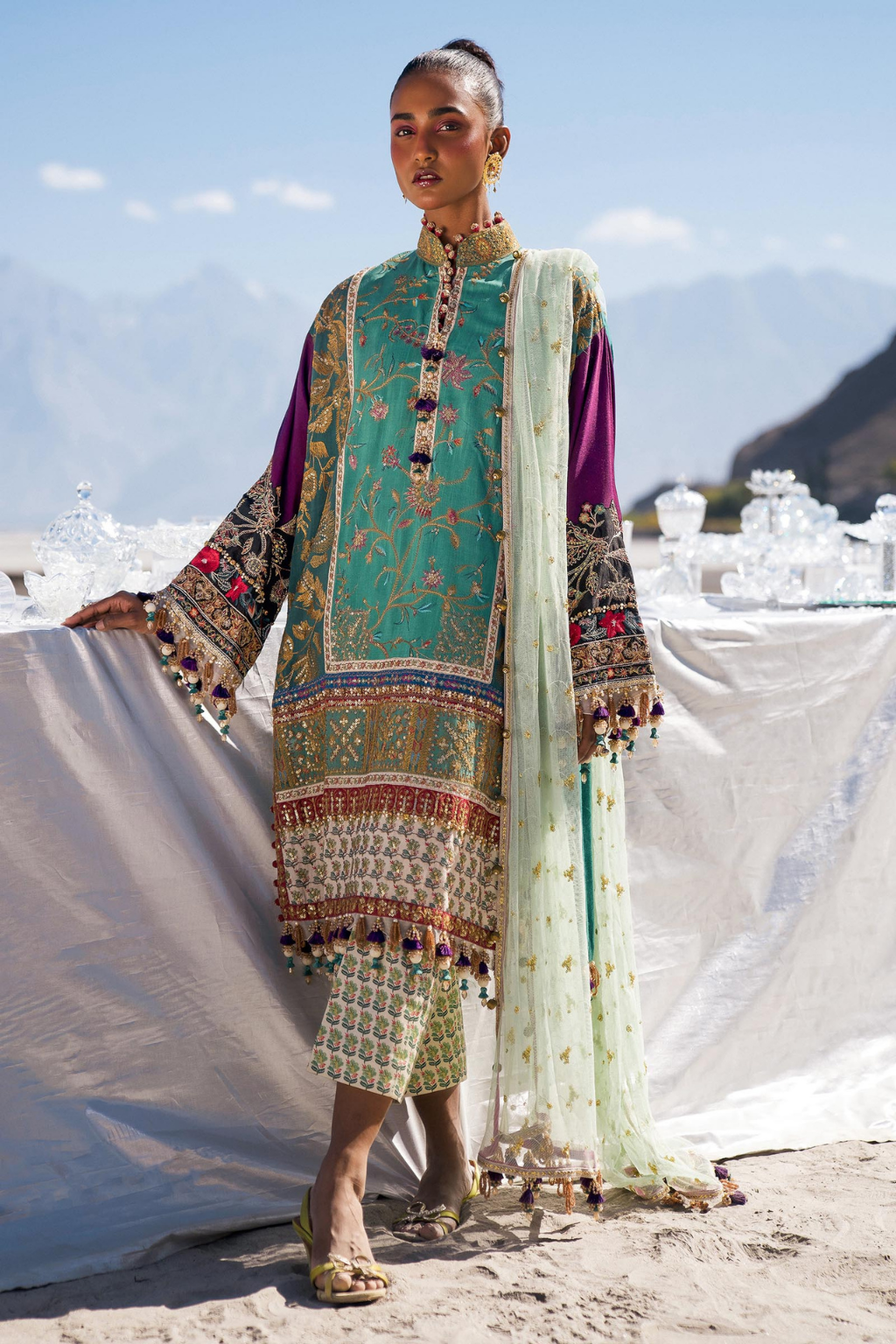 SANA SAFINAZ WINTER LUXURY'24- S241-004A-3CP