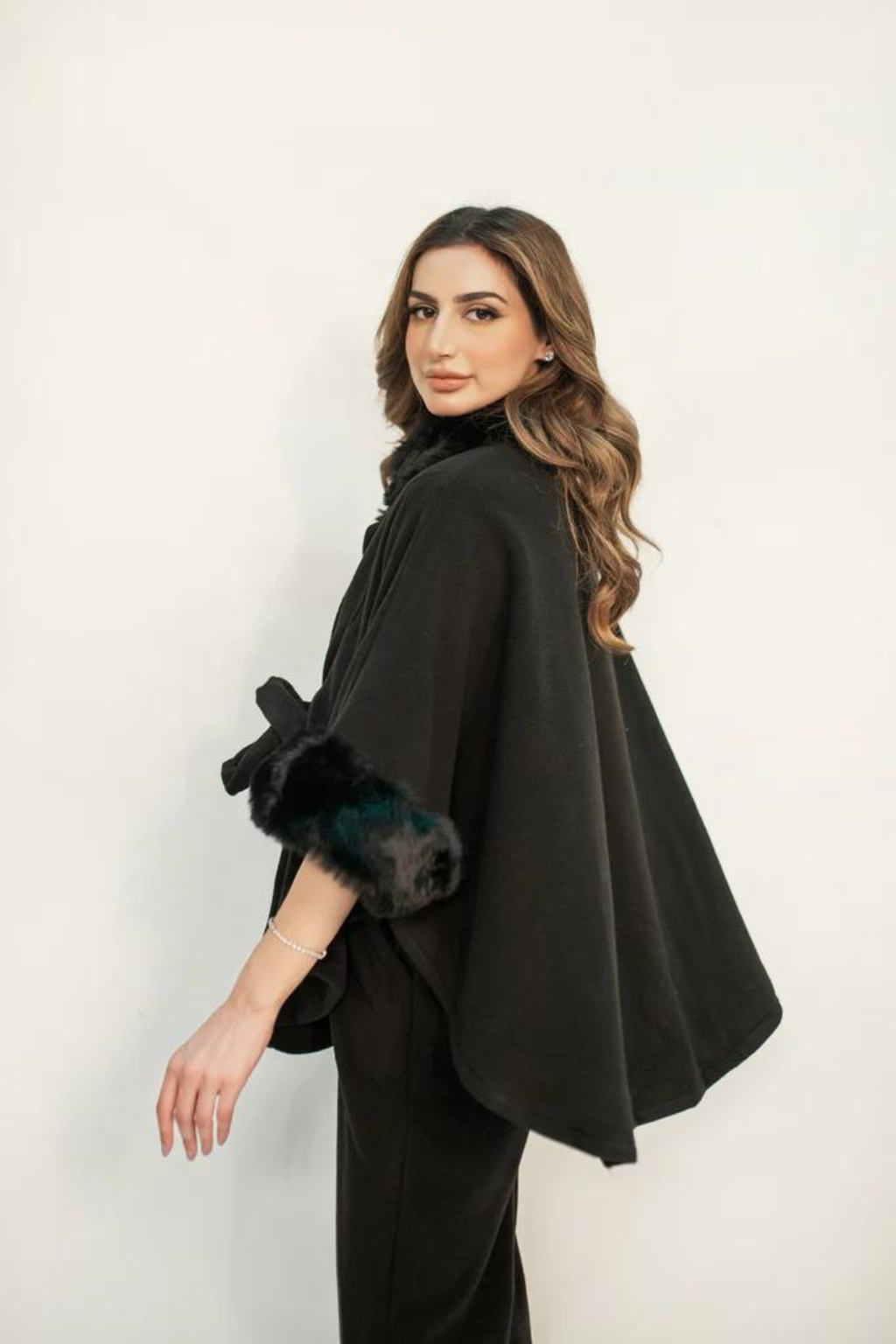 Marya Black Fur Two Piece Suit - second image