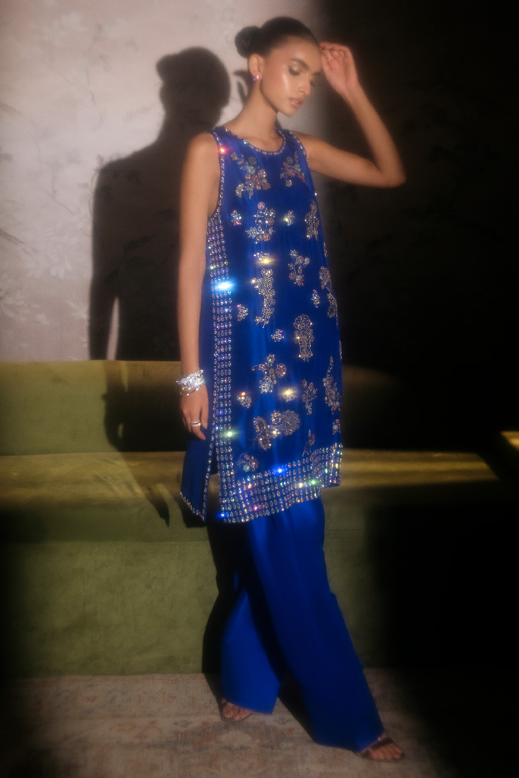 SHAZIA RAUF KHAN FORMAL LATE CHECKOUT- MIDNIGHT FICTION - second image