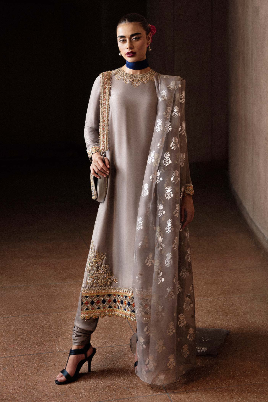 HUSSAIN REHAR LUXURY PRET EID EDIT'24- MIST