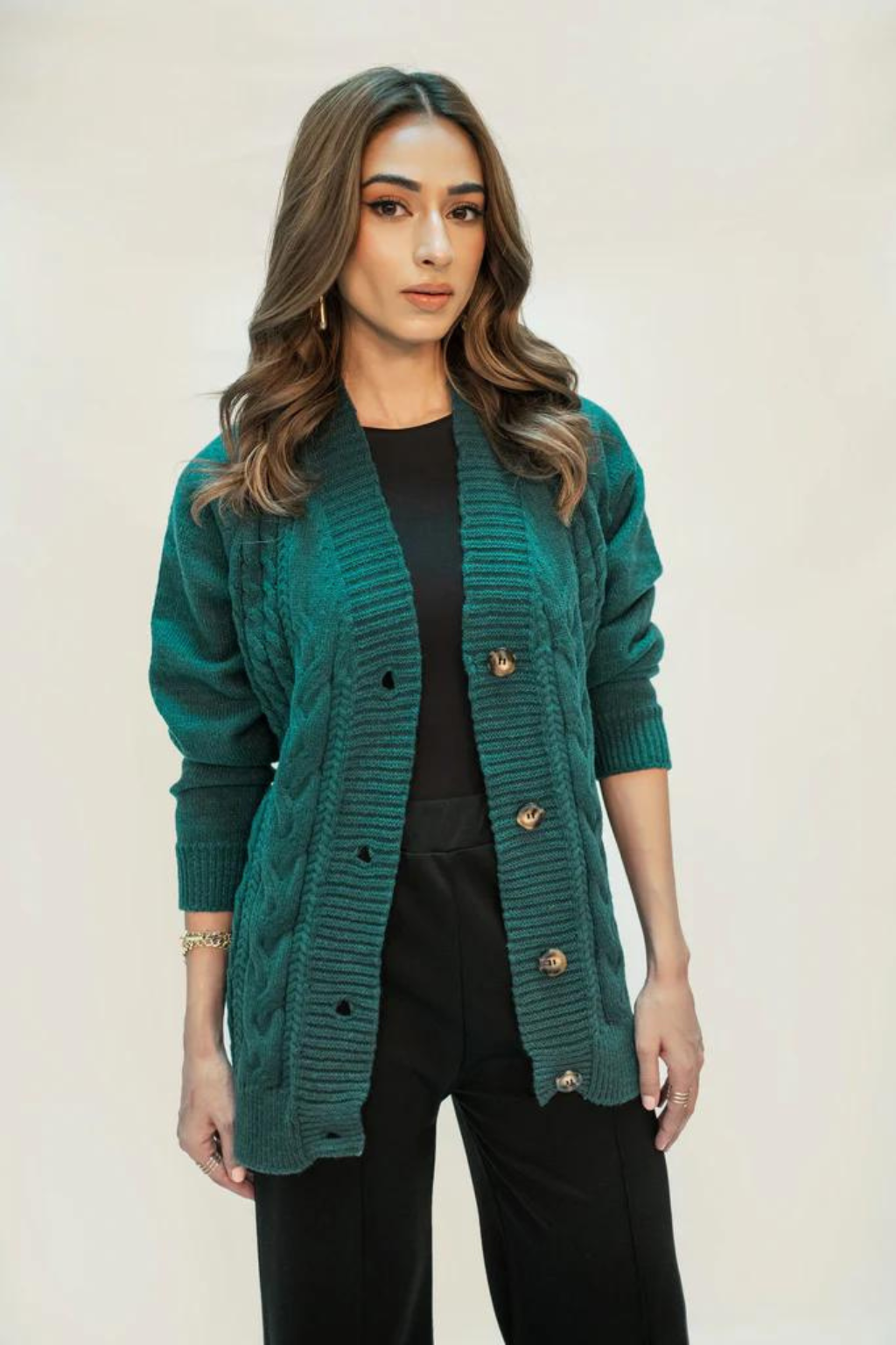 Eva Green Cable Sweater - second image