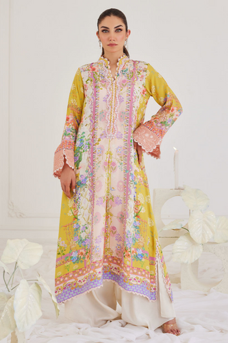 FARAH TALIB AZIZ TARA EID LUXE'24-  
ESME CREPE KAFTAN (3pc)