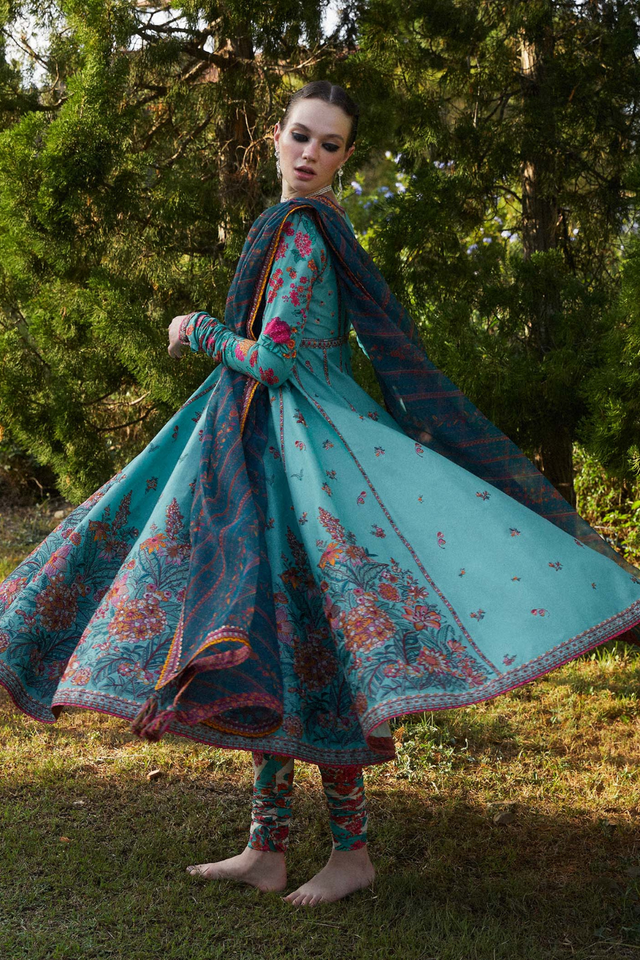 HUSSAIN REHAR ZAIBA EID STITCHED LAWN '24 - JHEEL