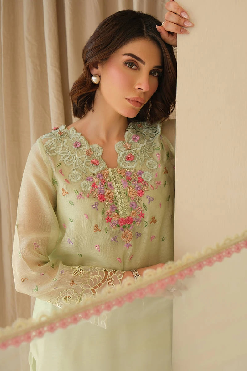 June Bloom '25 - Mint June With Dupatta And Shalwar