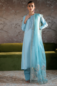 SHAZIA RAUF KHAN FORMAL LATE CHECKOUT- MAVI