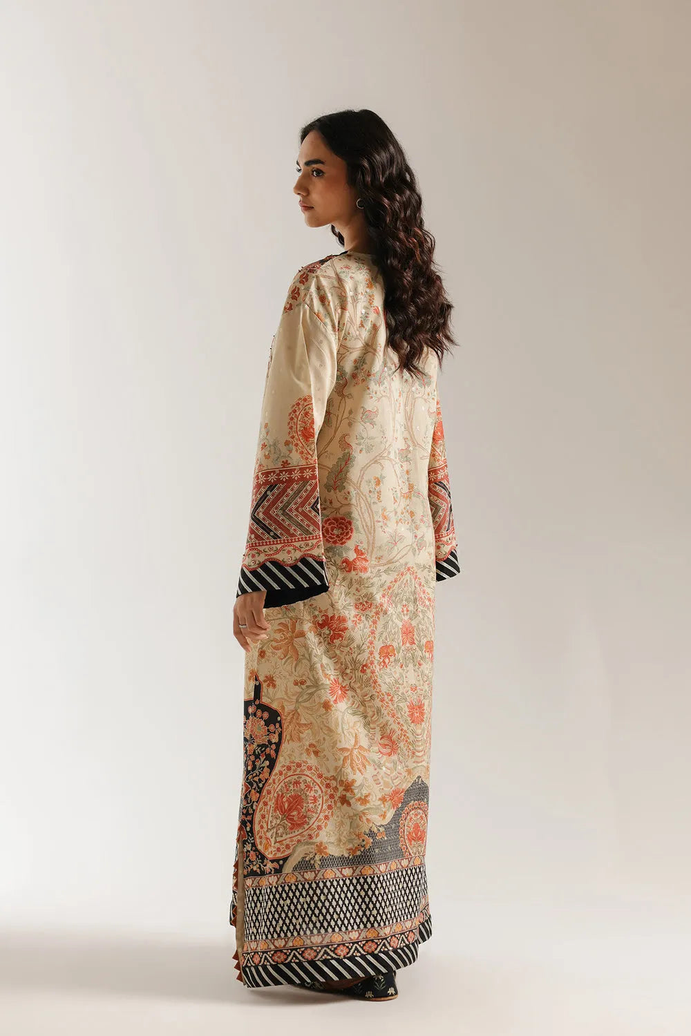 Rozana Collection SS '26 Drop I - Printed Kaftan | E4118/103/811 - second image