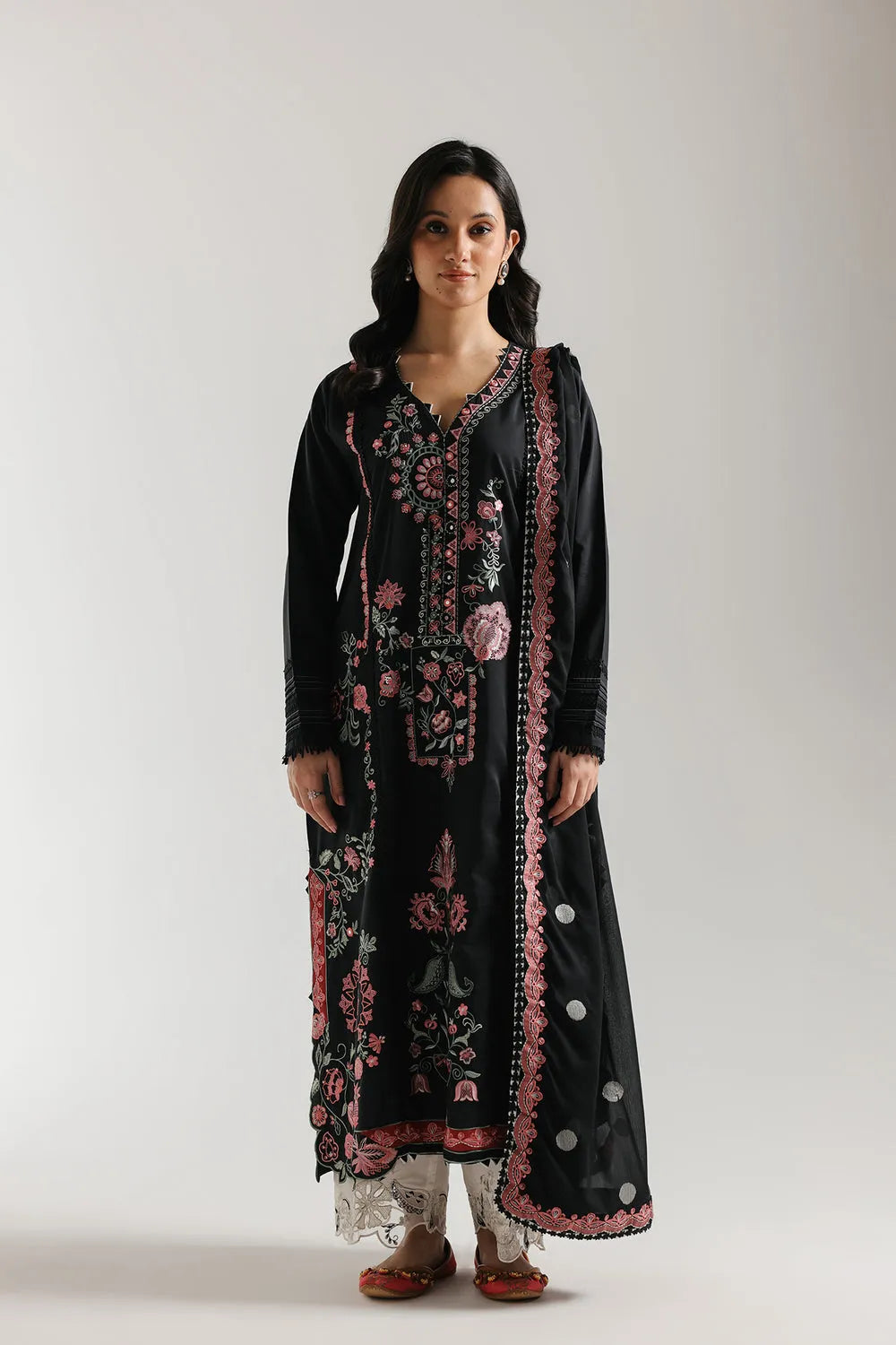 Rozana Collection SS '26 Drop I - Embroidered Suit | E4168/103/902