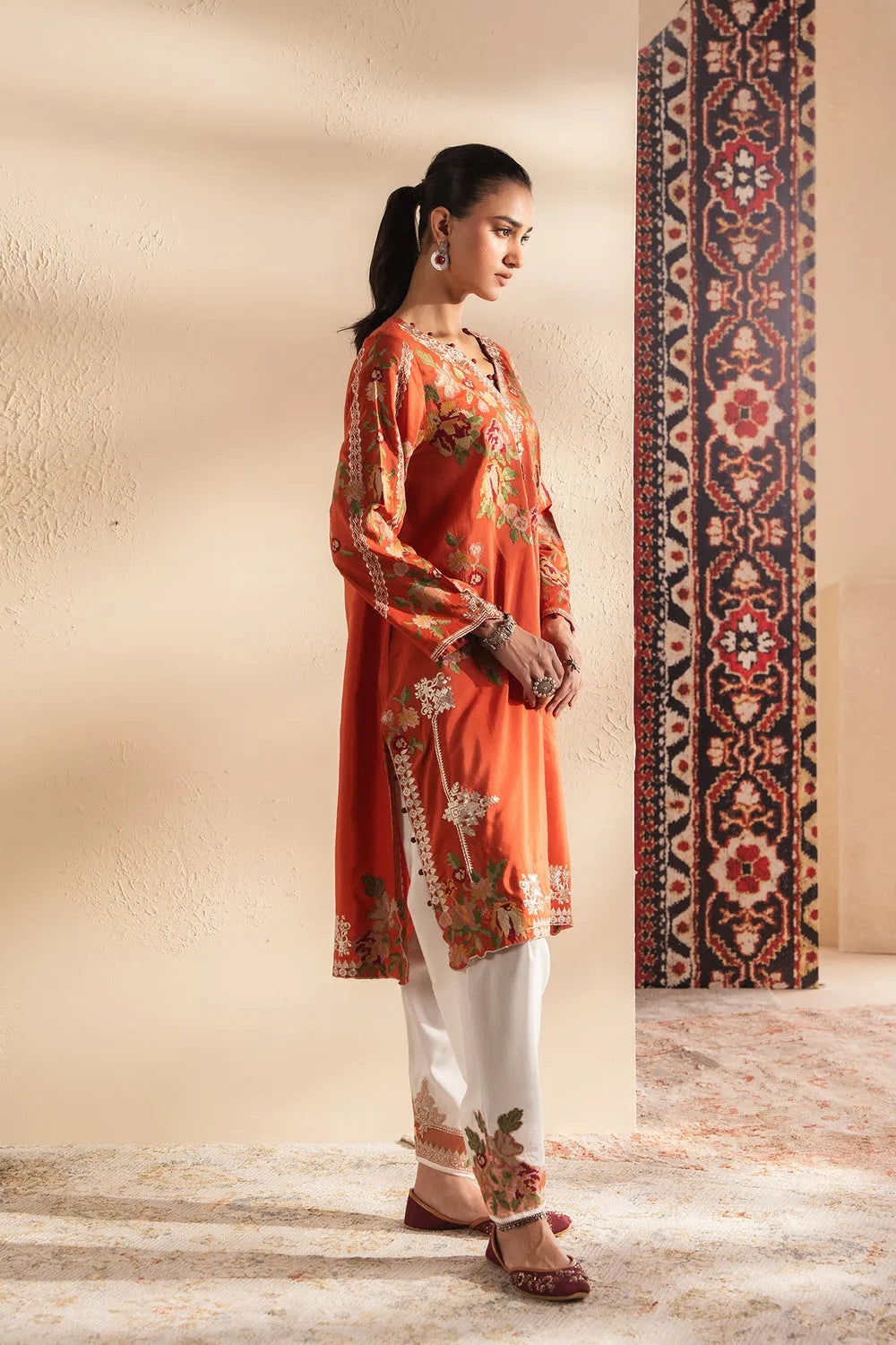 Rozana Collection SS '26 Drop I - Embroidered Suit | E4048/103/213 - second image