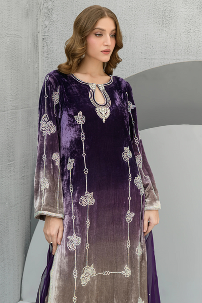 VELVET VELOUR'24- GREY GRAPES (3PC)