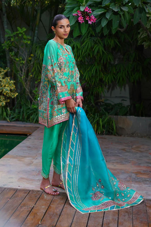 SANIA MASKATIYA INAYA FESTIVE'24- RAYA (B) 2PC