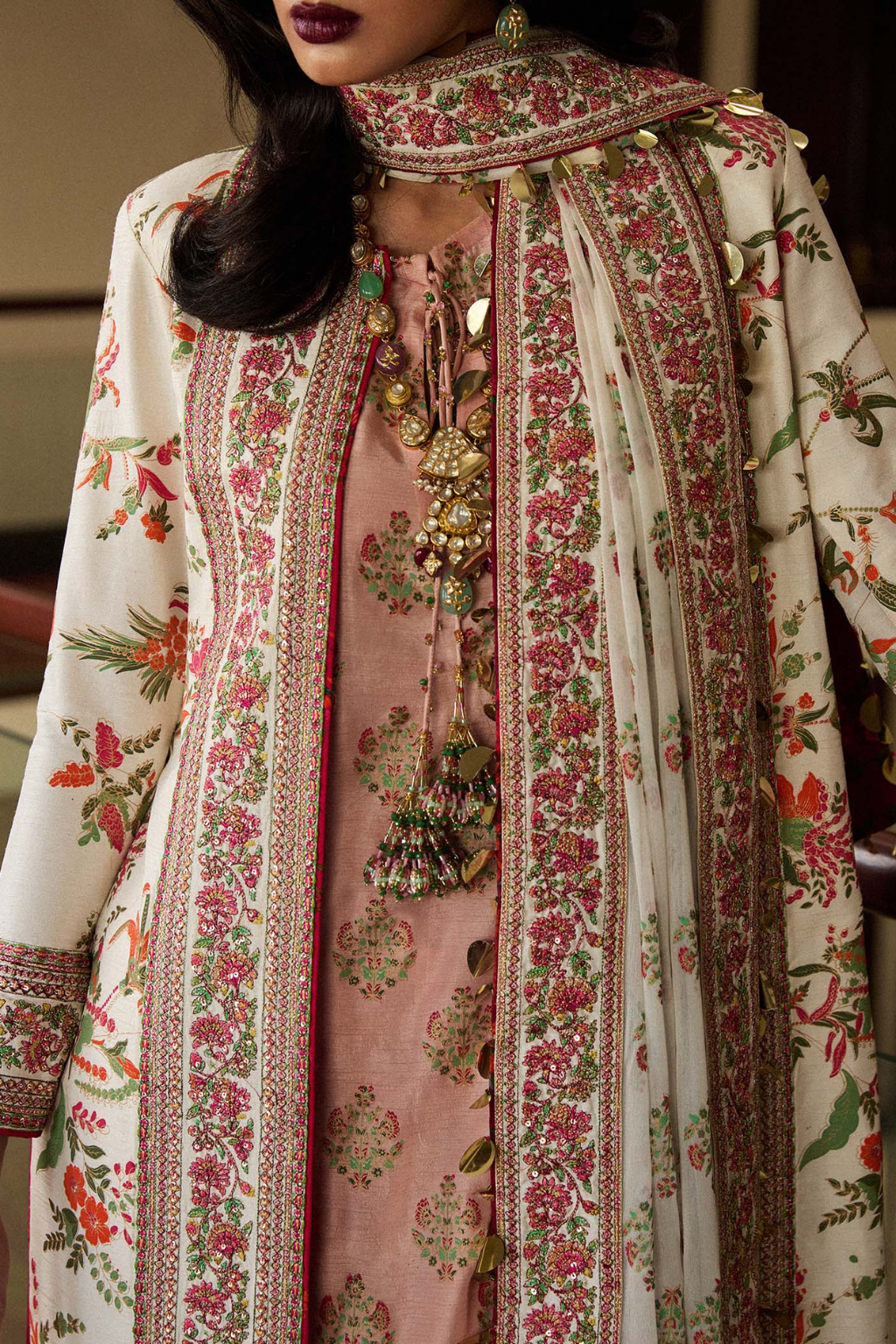 HUSSAIN REHAR LUXURY PRET SS/24- AAJI - second image