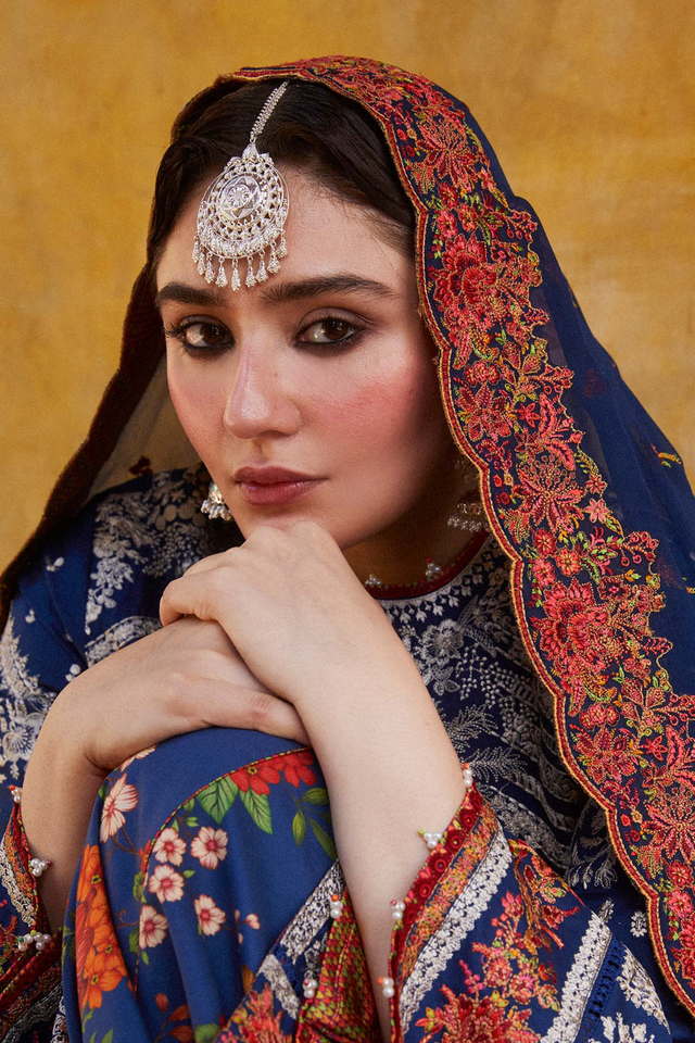 HUSSAIN REHAR ZAIBA EID STITCHED LAWN '24 - NEELOFAR