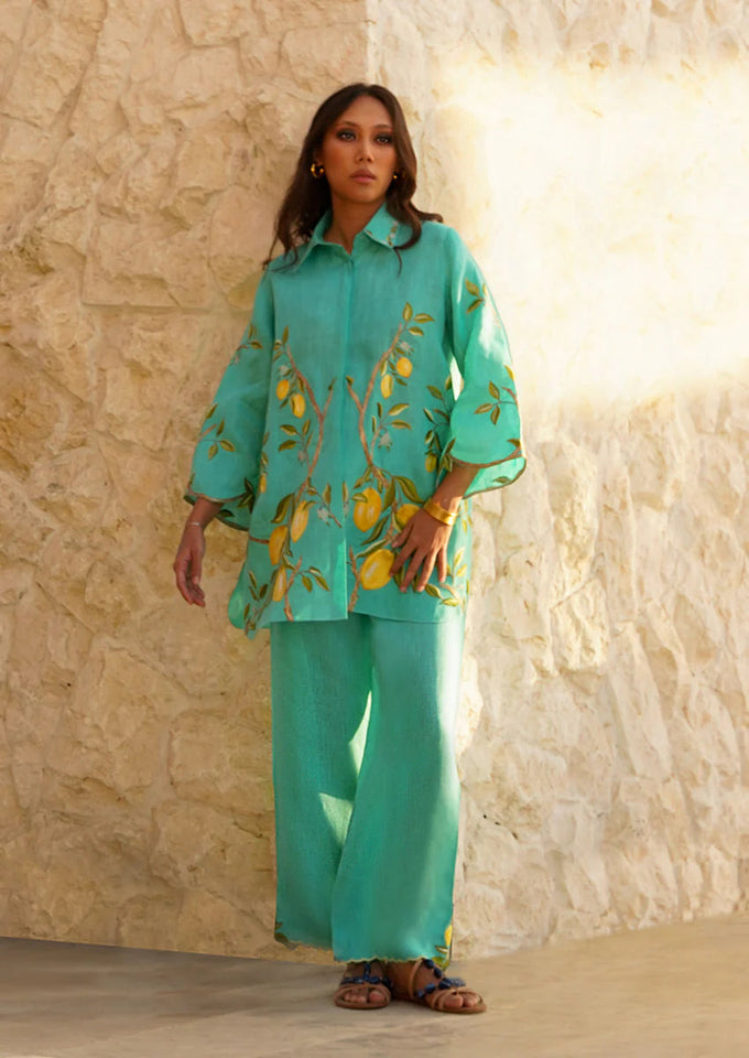 Tiya By Sania Maskatiya
Drop 2- Camila Turquoise Co-Ord Set