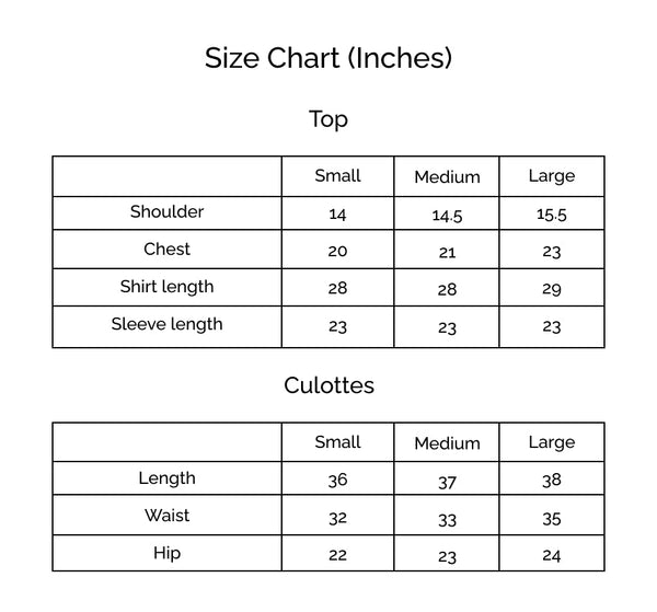 Tiya Drop 2- Cora Co-Ord Sets