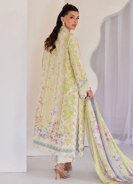 Tara Eid Luxe'25- Elowyn Kiwi Shirt And Dupatta