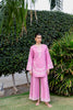 Staycation '25 - PINK LUXURY EMBROIDERED 2PCS SET (NPA2-25305)