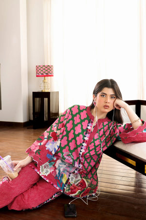 Staycation '25 - WATERMELON LUXURY PRINTED 2PCS SET (NPA2-25310