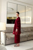 Staycation '25 - DEEP MAROON LUXURY EMBROIDERED 2PCS SET (NPA2-25307)