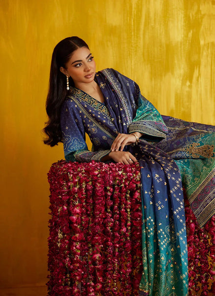Mayna Festive Prints '25 - Catalina Ombre Shirt And Dupatta