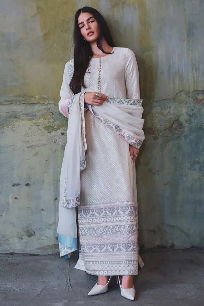 Diffusion '26 - Ivory Zari And Thread Embroidered Kurta Set